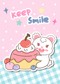 Keep smile bear cute