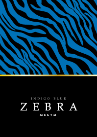 ZEBRA -INDIGO BLUE-