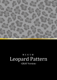 Leopard Pattern BLACK GRAY