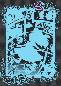 Alice Silhouette [In Wonderland]Blue -