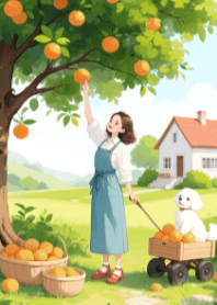 Cute Girl and Beautiful Nature V.29