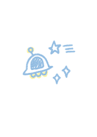 Biepoのシンプル15-1 (blue) UFO