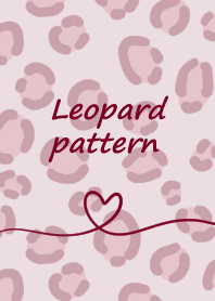Dull pink leopard print.