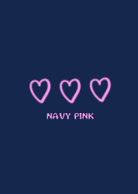 It is theme a navy and the pink.
