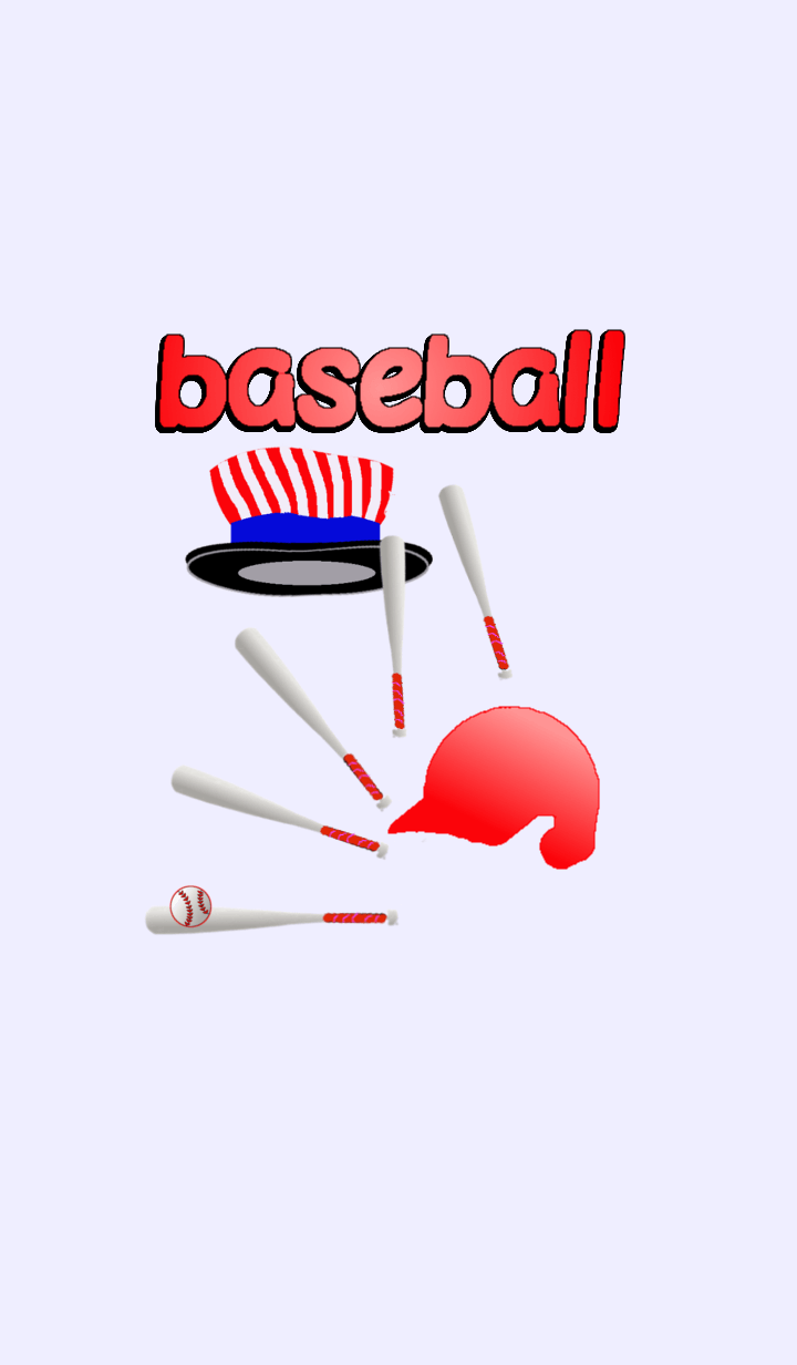 baseball red helmet and red-hat
