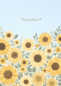 Blue Sky Sunflower Summer(Yellow)
