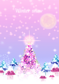 煌めく冬の町並みと景色☆パステル