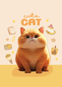 Cat Orange Cutie : Yellow