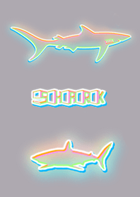 Shark Neon light beige pink2