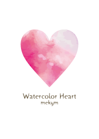Watercolor Heart. 8 -MEKYM-