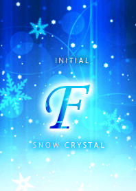 Initial "F"_Snow crystal