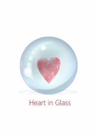 Heart in glass