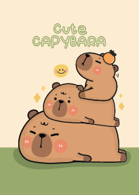 Capybara Cute : Green! :D