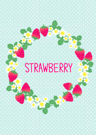 STRAWBERRY Dot - Emerald green-joc