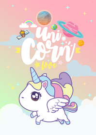 Unicorn Love Galaxy Peach