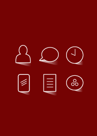 シンプル ～ レッド × ホワイト