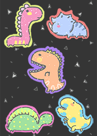 my little dinosaur (black)