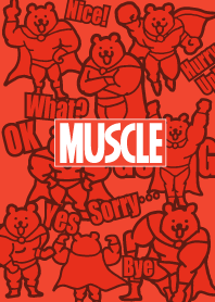 MUSCLEヒーローくま【アイラブマッスル】