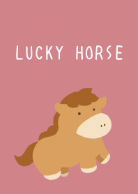 LUCKY HORSE THEME/DUSTY RED