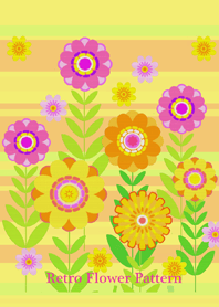 Retro flower* pattern