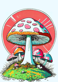 POP ART_mushroom18_JP