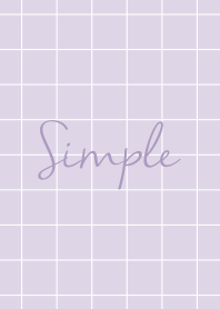 dull simple check purple