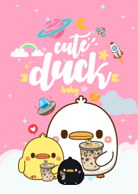 Duck Baby Galaxy Pink