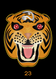 Tiger Lucky Number 23 (Orange)