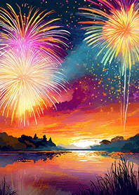 Beautiful Fireworks Theme#484