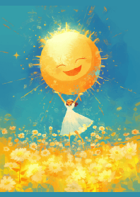 Girl dancing in the sun