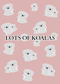 LOTS OF KOALAS-DUSTY PINK