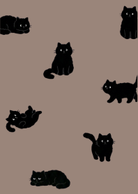 Black Cat Soft Brown theme