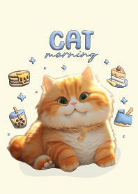 แมวส้มน่ารัก มอนิ่ง