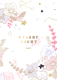 STARRY NIGHT - white
