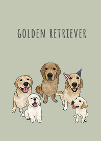 goldenretriever1 / mist green