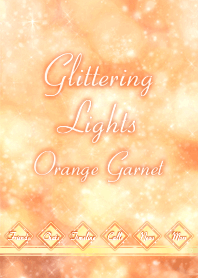 Glittering Lights Orange Garnet