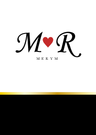 Love Initial M&R イニシャル 12
