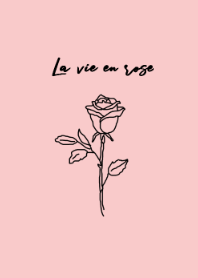 La vie en rose (black pink)