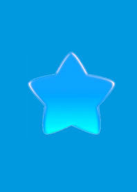 Simple cute star Blue