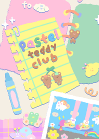 pastel teddy club