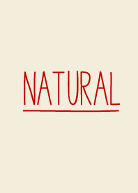NATURAL red beige