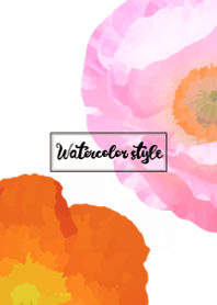 Watercolor style Theme 2