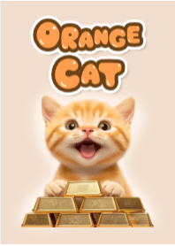 Kucing Jingga Bayi Beruntung(Warna Krem)