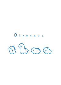 ไดโนเสาร์สบายๆ | blue white.