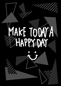 モノクロ三角-スマイル8-