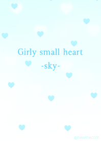 Girly small heart sky