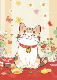 แมวกวัก นำโชค ร่ำรวย วันตรุษจีน 8