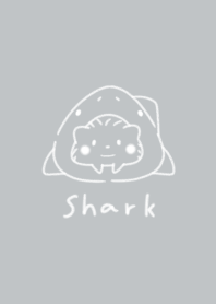 Hedgehog and Shark -gray-