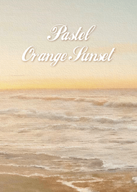 ชายหาดสีส้มพาสเทล