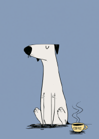 極簡小狗的放鬆角落